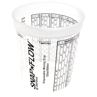 SNAP N FLOW 32OZ DISPOSABLE MIXING CUP (100/BOX)